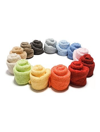 Asciugamano per capelli in spugna con chiusura elastica TURBANTE