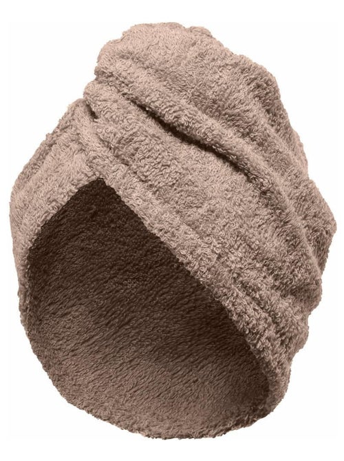 Asciugamano per capelli in spugna con chiusura elastica TURBANTE - Kiabi Asciugamano per capelli in spugna con chiusura elastica TURBANTE - Kiabi