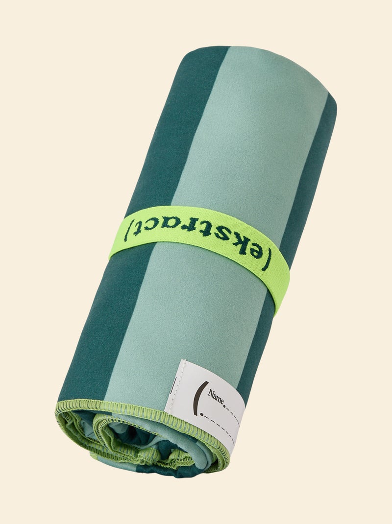 Asciugamano sportivo in microfibra (ekstract) Verde - Kiabi