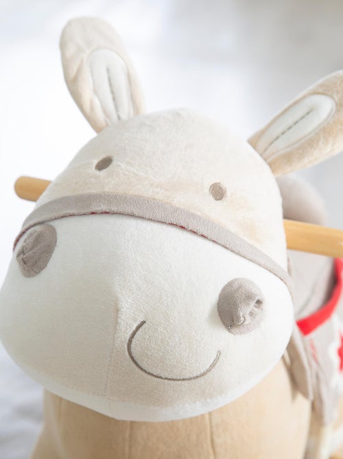 Asinello a dondolo con staffe, sella e briglie per bebè da 18 mesi – "Roba" - Kiabi