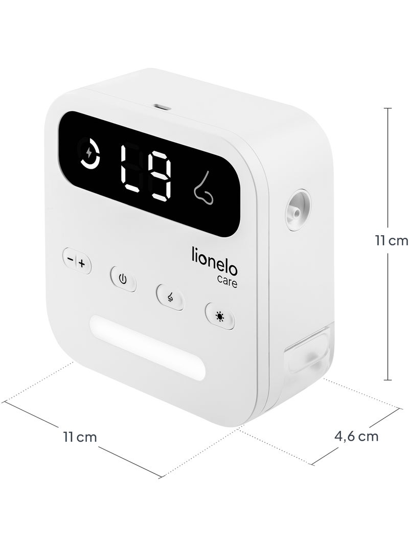 Aspiratore nasale elettrico LIONELO BabyAir Flow - 9 livelli regolabili - 3 ugelli - Silenzioso Bianco - Kiabi