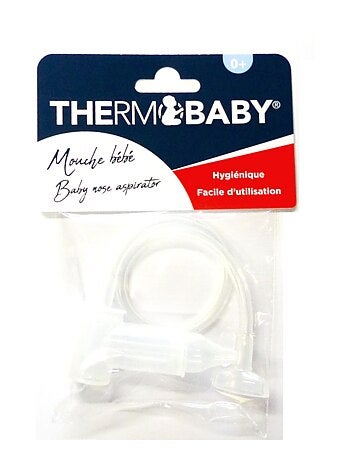 Aspiratore nasale manuale Thermobaby con beccuccio riutilizzabile dalla nascita