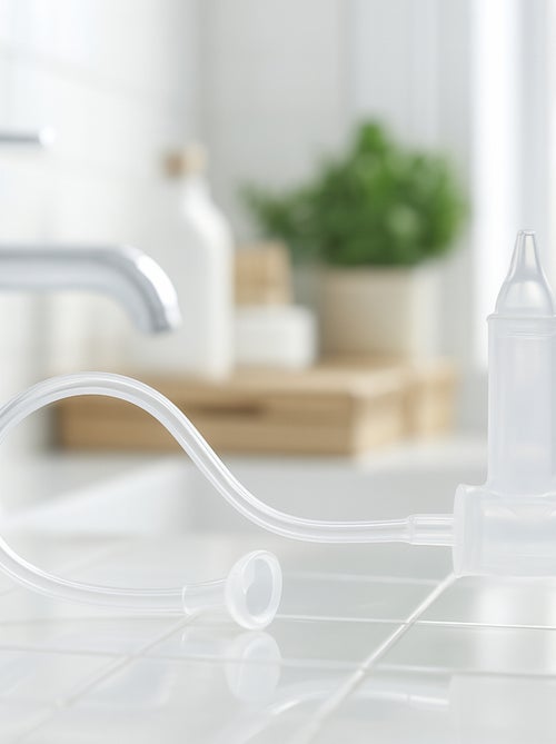 Aspiratore nasale manuale Thermobaby con beccuccio riutilizzabile dalla nascita - Kiabi Aspiratore nasale manuale Thermobaby con beccuccio riutilizzabile dalla nascita - Kiabi