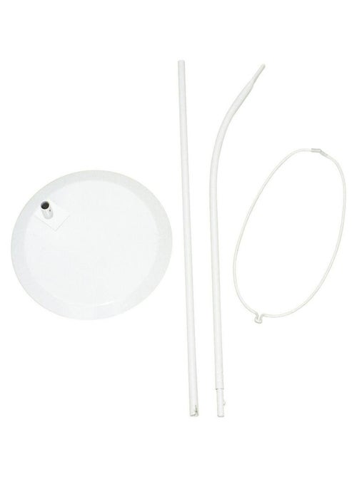 Asta reggizanzariera con base tonda in acciaio profilato – altezza 150 cm "Roba" - Kiabi