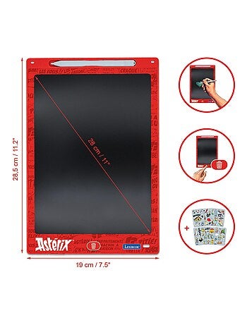 Asterix et Obelix 11'' tavoletta E-ink multicolore per imparare a disegnare con gli stampini