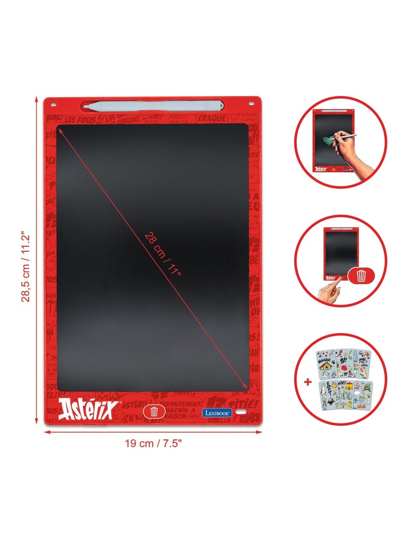 Asterix et Obelix 11'' tavoletta E-ink multicolore per imparare a disegnare con gli stampini N/D - Kiabi