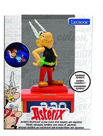 Asterix Sveglia a luce notturna con suoni
