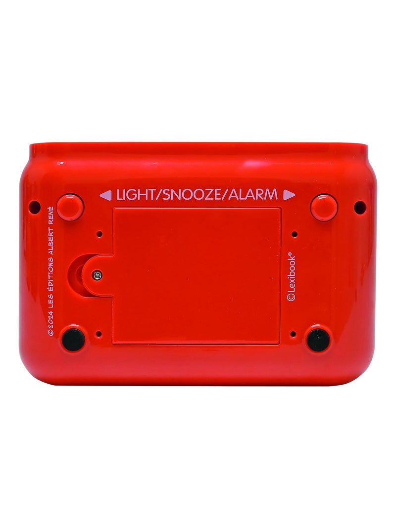 Asterix Sveglia a luce notturna con suoni Rosso - Kiabi