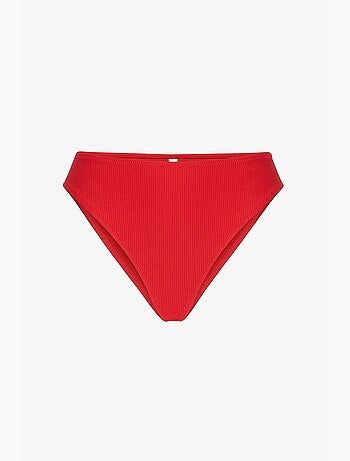 Astrid slip bikini a vita alta testurizzato penti
