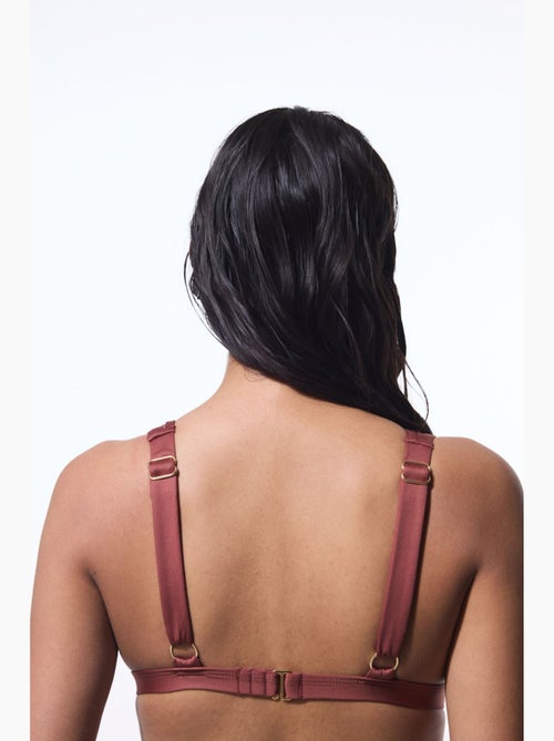 Astrid top bikini con scollo a v profondo penti - Kiabi Astrid top bikini con scollo a v profondo penti - Kiabi