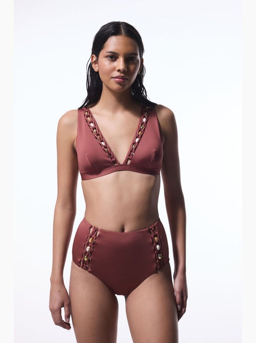 Astrid top bikini con scollo a v profondo penti - Kiabi Astrid top bikini con scollo a v profondo penti - Kiabi