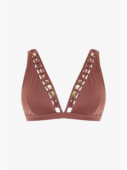 Astrid top bikini con scollo a v profondo penti - Kiabi Astrid top bikini con scollo a v profondo penti - Kiabi