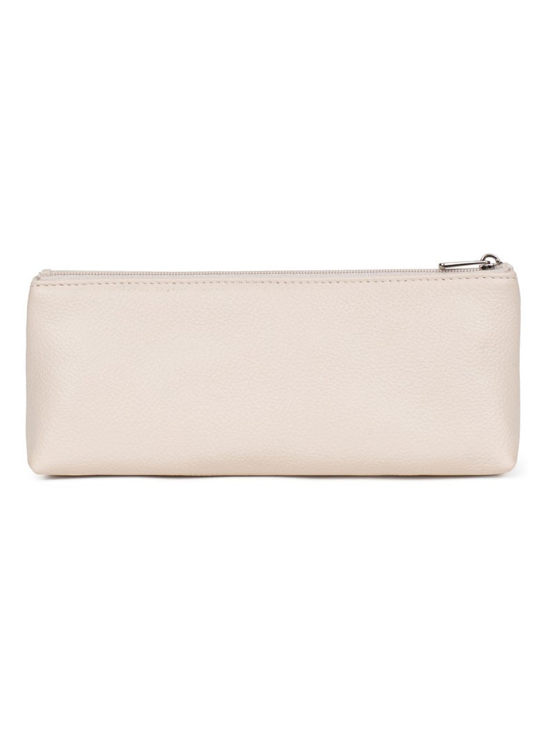 Astuccio - pelle confort hexagona Avorio - Kiabi