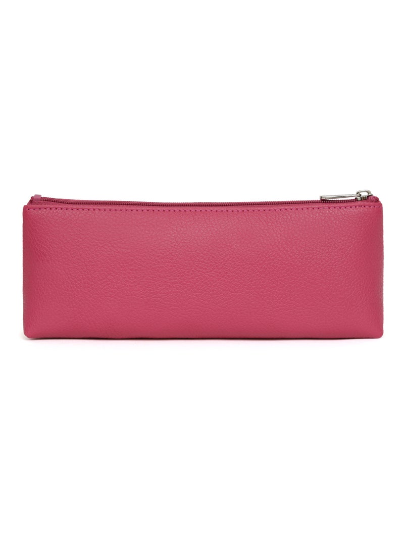 Astuccio - pelle confort hexagona Rosa fucsia - Kiabi
