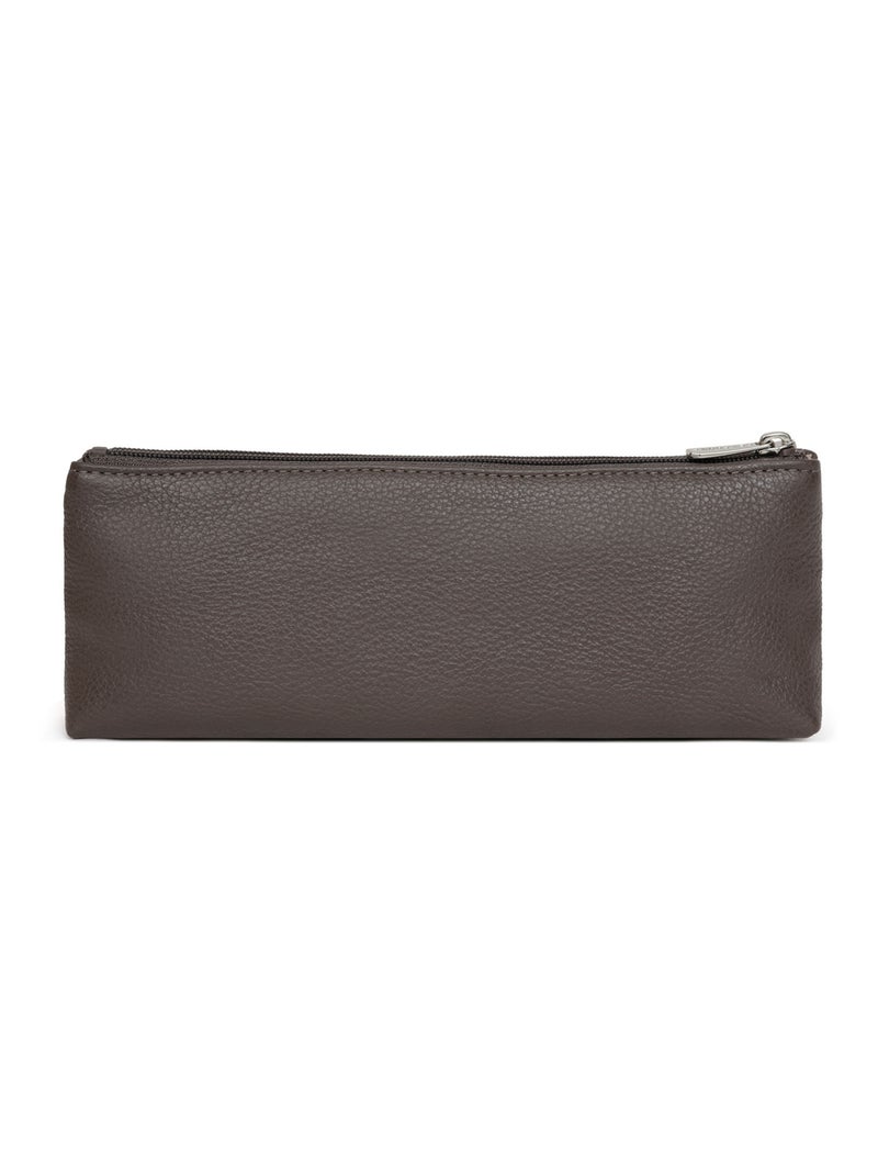 Astuccio - pelle confort hexagona Tortora - Kiabi