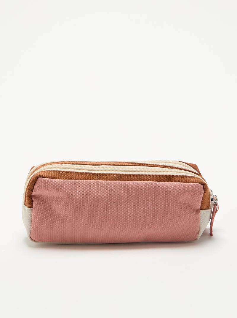Astuccio a doppio scomparto Beige - Kiabi