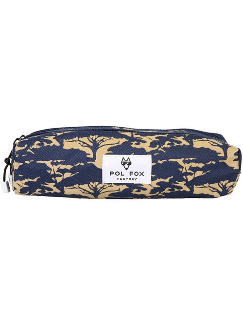 Astuccio bambino 2 scomparti POL FOX Lion blu navy e beige motivo savana - Kiabi Astuccio bambino 2 scomparti POL FOX Lion blu navy e beige motivo savana - Kiabi