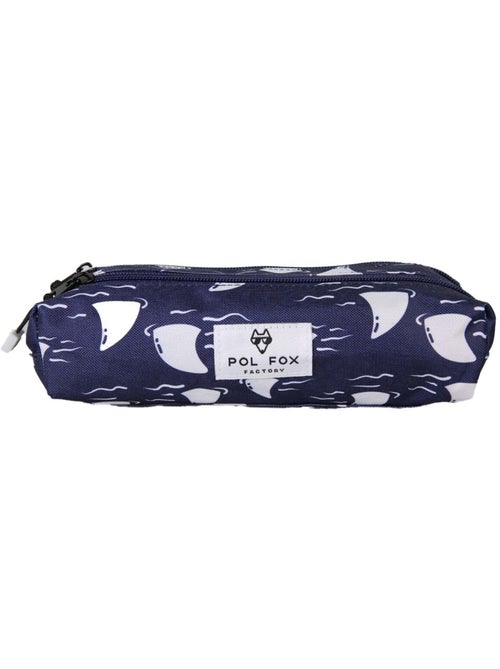 Astuccio bambino 2 scomparti POL FOX Shark blu navy motivo squalo - Kiabi Astuccio bambino 2 scomparti POL FOX Shark blu navy motivo squalo - Kiabi