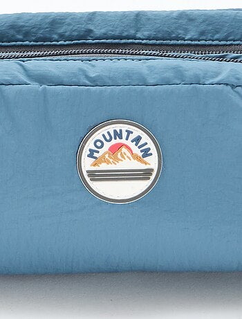 Trousse color block a doppio scomparto