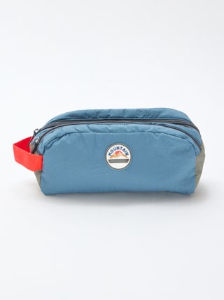 Astuccio color block doppio scomparto