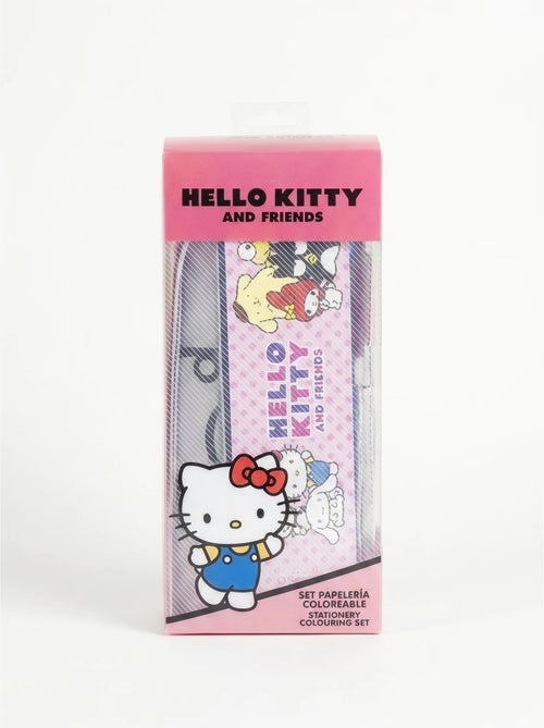 Astuccio completo Hello Kitty con matite e righello - Kiabi
