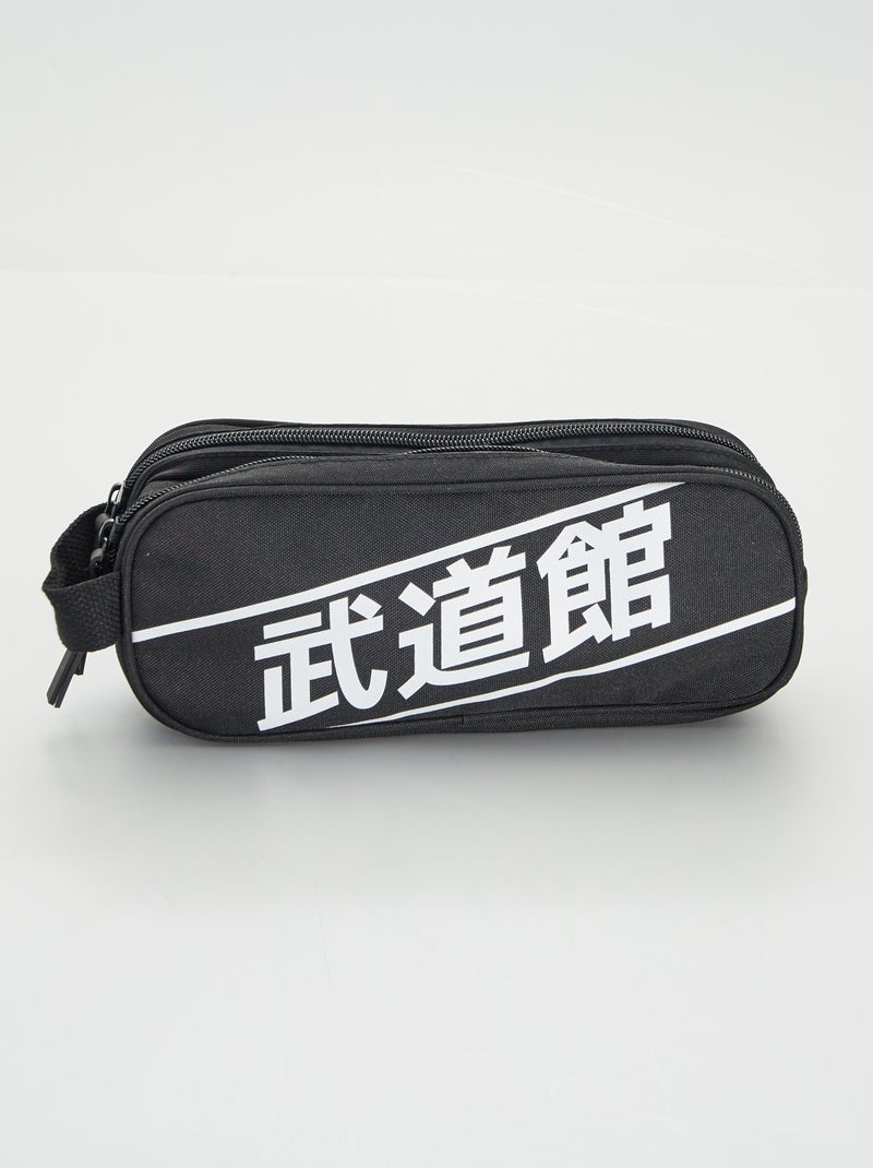 Astuccio con doppio scomparto NERO - Kiabi