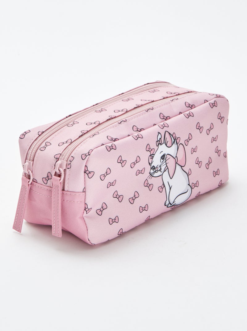 Astuccio con stampa 'Minou' ROSA - Kiabi