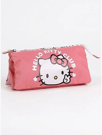 Astuccio da trasporto 3 scomparti hello kitty sanrio