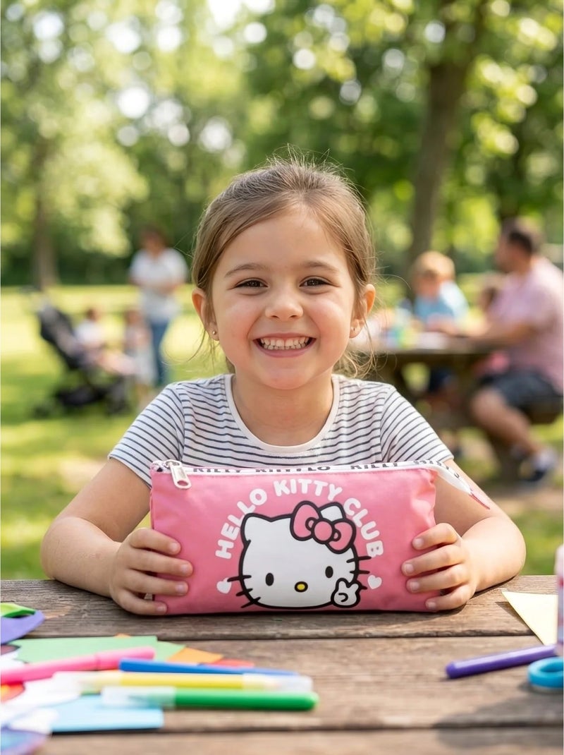 Astuccio da trasporto 3 scomparti hello kitty sanrio Rosa - Kiabi