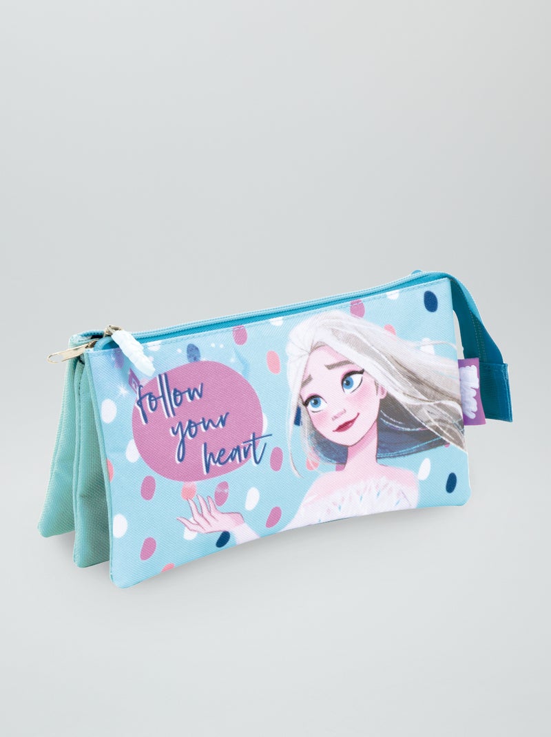 Astuccio in tela 'Frozen' blu - Kiabi