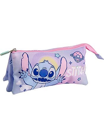 Astuccio per la scuola Stitch Disney con triplo scomparto