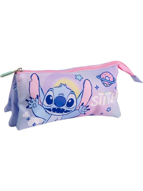 Astuccio per la scuola Stitch Disney con triplo scomparto - Kiabi