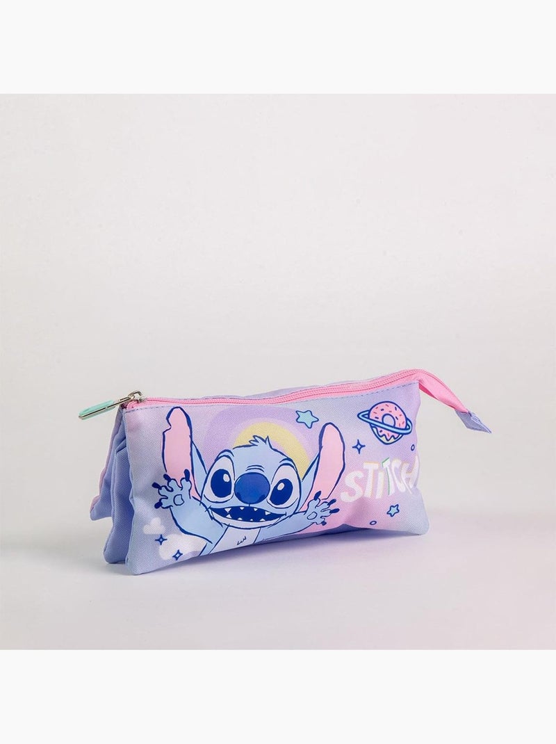 Astuccio per la scuola Stitch Disney con triplo scomparto Multicolore - Kiabi