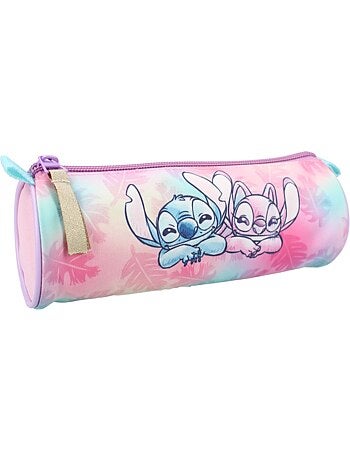 Astuccio per la scuola Stitch Wild Energy rosa confetto