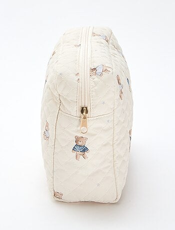 Astuccio portaoggetti trapuntato