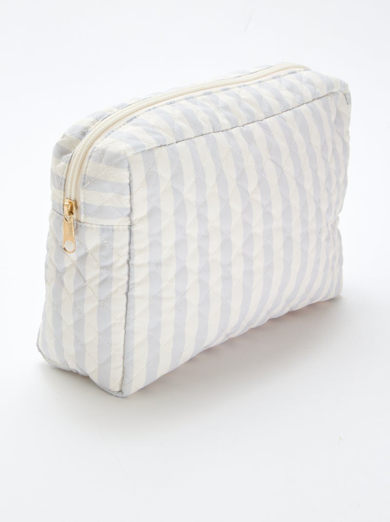 Astuccio portaoggetti trapuntato Blu - Kiabi