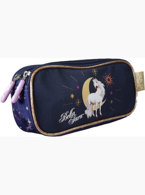 Astuccio rettangolare bambina doppio scomparto BELLA SERRA blu notte - Kiabi Astuccio rettangolare bambina doppio scomparto BELLA SERRA blu notte - Kiabi