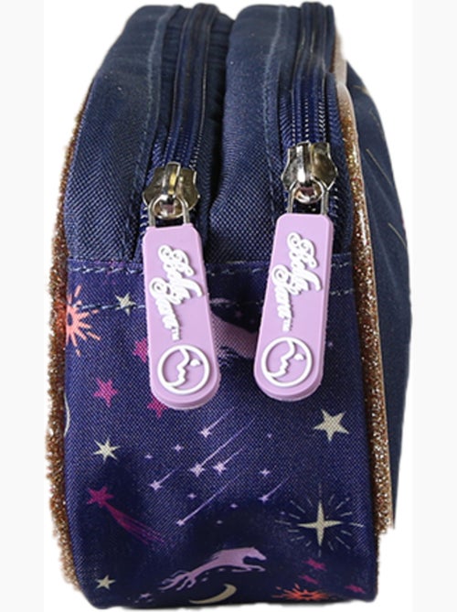 Astuccio rettangolare bambina doppio scomparto BELLA SERRA blu notte - Kiabi Astuccio rettangolare bambina doppio scomparto BELLA SERRA blu notte - Kiabi
