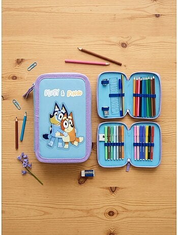 Astuccio riempito 3 scomparti bluey bbc studios