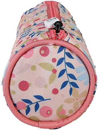 Astuccio rotondo bambina POL FOX Happy Blush rosa motivo fiore