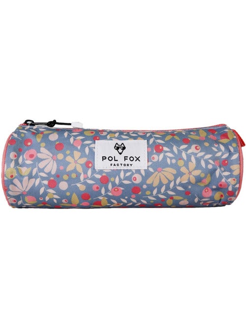 Astuccio rotondo bambina POL FOX Happy Jean blu navy motivo fiore - Kiabi Astuccio rotondo bambina POL FOX Happy Jean blu navy motivo fiore - Kiabi