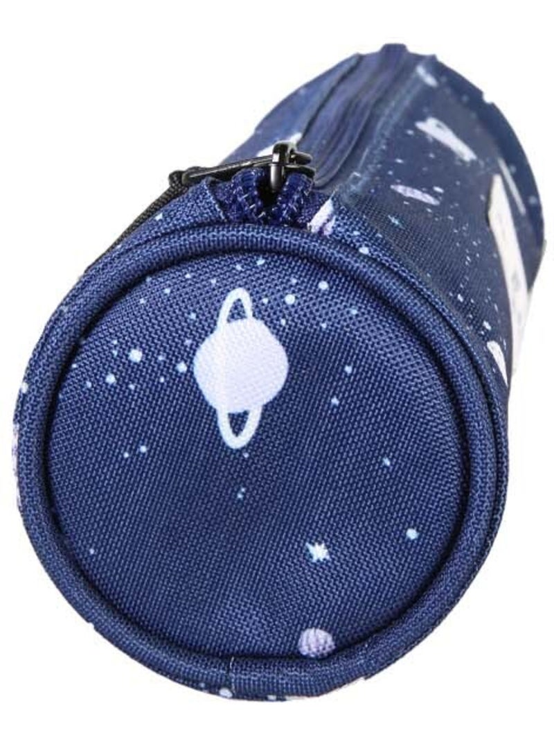 Astuccio rotondo bambino POL FOX Cosmo blu navy motivo pianeti Blu marino - Kiabi