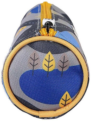 Astuccio rotondo bambino POL FOX Race grigio motivo auto