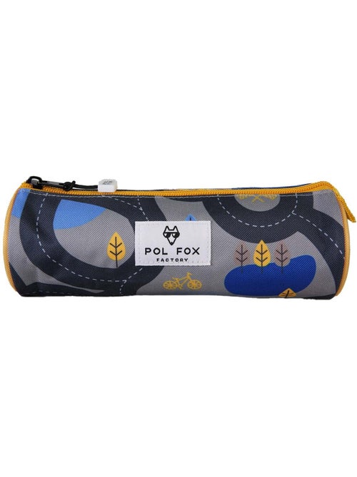Astuccio rotondo bambino POL FOX Race grigio motivo auto - Kiabi Astuccio rotondo bambino POL FOX Race grigio motivo auto - Kiabi