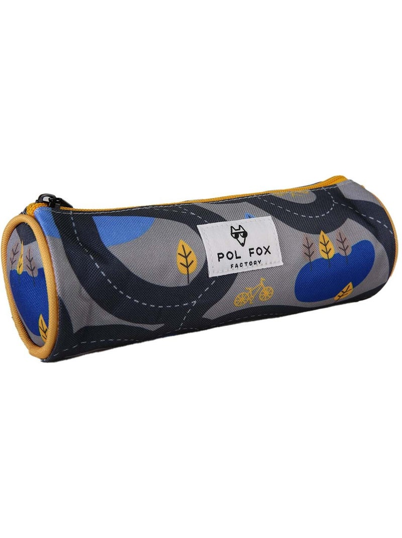 Astuccio rotondo bambino POL FOX Race grigio motivo auto Grigio - Kiabi
