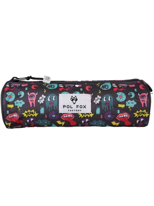 Astuccio rotondo bambino POL FOX Rider blu motivi divertenti - Kiabi