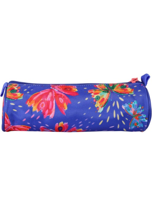 Astuccio rotondo scuola bambina 1 scomparto ETTAVEE Fly With Me blu multicolore farfalla - Kiabi Astuccio rotondo scuola bambina 1 scomparto ETTAVEE Fly With Me blu multicolore farfalla - Kiabi