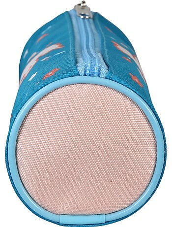 Astuccio rotondo scuola bambina CYBEL Licorne blu 1 scomparto