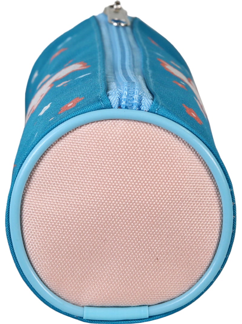 Astuccio rotondo scuola bambina CYBEL Licorne blu 1 scomparto Blu - Kiabi