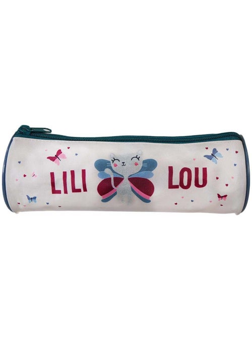 Astuccio rotondo scuola bambina LILI LOU beige 1 scomparto - Kiabi Astuccio rotondo scuola bambina LILI LOU beige 1 scomparto - Kiabi
